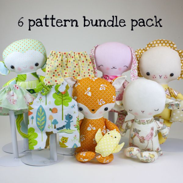 6 Pattern Baby Animal Bundle Pack